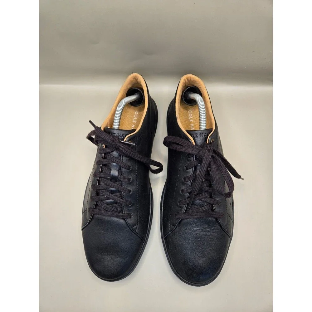 Cole Haan Grand Crosscourt II Shoes Men's 10 Black Casual Dress Sneakers c26655